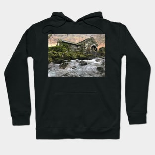 the lake district borrowdale old mill 2 Hoodie